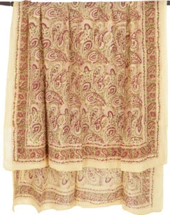 Leichter Pareo, Sarong, Handbedrucktes Baumwolltuch - Farb Kombination 13 - 175x110 Cm -Modebekleidungsgeschäft 02 21 desert garments duenne tuecher 114