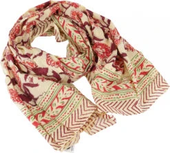 Leichter Pareo, Sarong, Handbedrucktes Baumwolltuch - Rot Kombination 29 - 190x120 Cm 7 Leichter Pareo, Sarong, Handbedrucktes Baumwolltuch - Rot Kombination 29 - 190x120 Cm -Modebekleidungsgeschäft 02 21 desert garments duenne tuecher 174