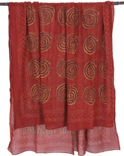 Leichter Pareo, Sarong, Handbedrucktes Baumwolltuch - Rot Kombination 23 - 180x110 Cm 7 Leichter Pareo, Sarong, Handbedrucktes Baumwolltuch - Rot Kombination 23 - 180x110 Cm -Modebekleidungsgeschäft 02 21 desert garments duenne tuecher 213