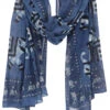 Leichter Pareo, Sarong, Handbedrucktes Baumwolltuch - Blau Kombination 15 - 190x120 Cm 2 Leichter Pareo, Sarong, Handbedrucktes Baumwolltuch - Blau Kombination 15 - 190x120 Cm -Modebekleidungsgeschäft 02 21 desert garments duenne tuecher 67