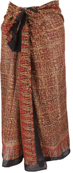 Leichter Pareo, Sarong, Handbedrucktes Baumwolltuch - Rot Kombination 2 - 190x120 Cm 9 Leichter Pareo, Sarong, Handbedrucktes Baumwolltuch - Rot Kombination 2 - 190x120 Cm -Modebekleidungsgeschäft 02 21 desert garments duenne tuecher 79