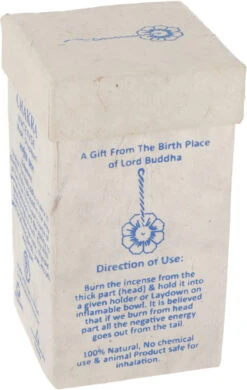 Chakra Incense, Nepal Räucherschnüre - Throat/Himalayan Chedar - 10x5,5x5,5 Cm -Modebekleidungsgeschäft 02 21 raeucherstaebchen nepal neu 32