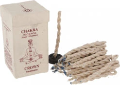 Chakra Incense, Nepal Räucherschnüre - Crown/Frankincense - 10x5,5x5,5 Cm