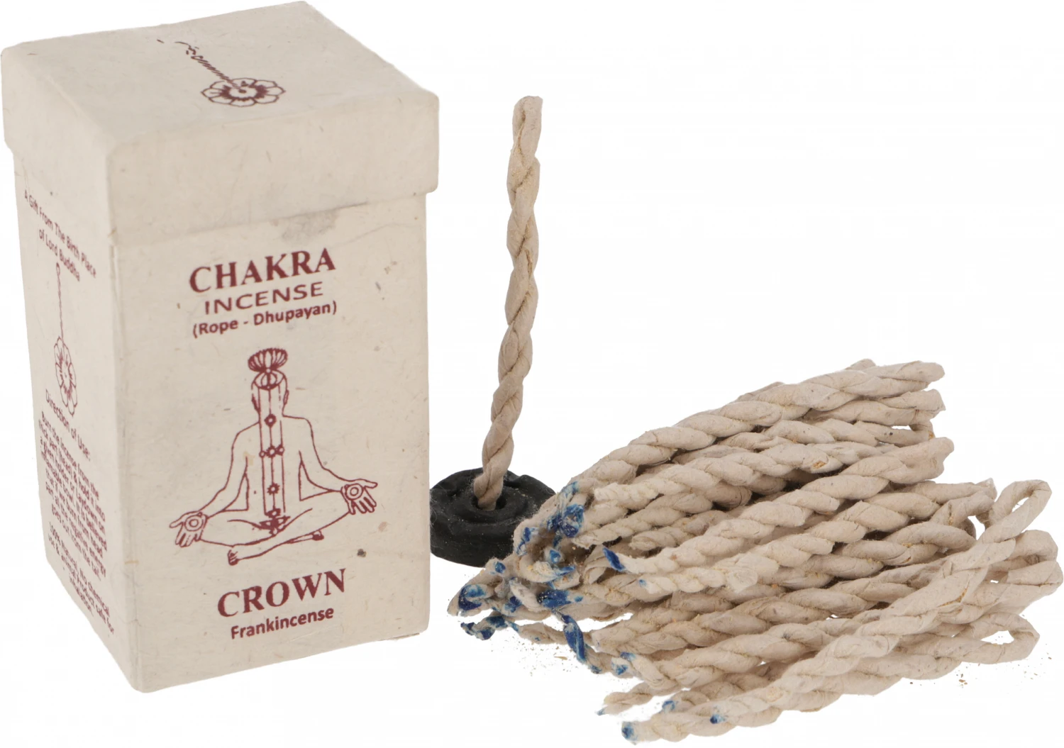 Chakra Incense, Nepal Räucherschnüre - Crown/Frankincense - 10x5,5x5,5 Cm 3 Chakra Incense, Nepal Räucherschnüre - Crown/Frankincense - 10x5,5x5,5 Cm