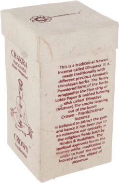 Chakra Incense, Nepal Räucherschnüre - Crown/Frankincense - 10x5,5x5,5 Cm 9 Chakra Incense, Nepal Räucherschnüre - Crown/Frankincense - 10x5,5x5,5 Cm -Modebekleidungsgeschäft 02 21 raeucherstaebchen nepal neu 47