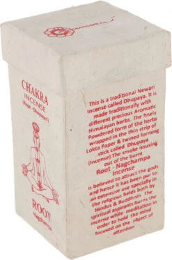 Chakra Incense, Nepal Räucherschnüre - Root/Nag Champa - 10x5,5x5,5 Cm -Modebekleidungsgeschäft 02 21 raeucherstaebchen nepal neu 55