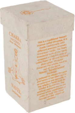 Chakra Incense, Nepal Räucherschnüre - Navel/Sandelwood - 10x5,5x5,5 Cm -Modebekleidungsgeschäft 02 21 raeucherstaebchen nepal neu 59