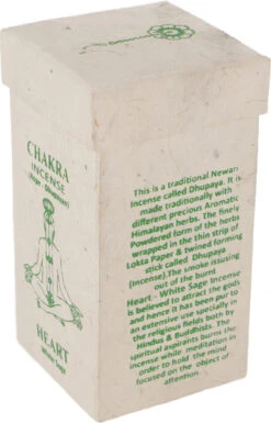 Chakra Incense, Nepal Räucherschnüre - Heart/white Sage - 10x5,5x5,5 Cm 9 Chakra Incense, Nepal Räucherschnüre - Heart/white Sage - 10x5,5x5,5 Cm -Modebekleidungsgeschäft 02 21 raeucherstaebchen nepal neu 63
