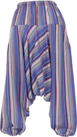 Luftige Goa Pluderhose, Gestreifte Aladinhose Mit Tasche - Blau 8 Luftige Goa Pluderhose, Gestreifte Aladinhose Mit Tasche - Blau -Modebekleidungsgeschäft 03 21 1manu 1 2021 191