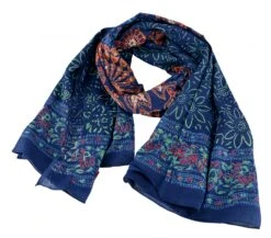 Leichter Mandala Pareo, Sarong, Handbedrucktes Baumwolltuch, Wandbehang - Modell 6 - 160x100 Cm -Modebekleidungsgeschäft 05 19 taweisse hosen 21