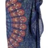 Leichter Mandala Pareo, Sarong, Handbedrucktes Baumwolltuch, Wandbehang - Modell 6 - 160x100 Cm -Modebekleidungsgeschäft 05 19 taweisse hosen 35