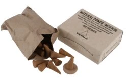 Natural Cones Incense, Natürliche Räucherkegel - Vanilla