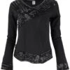 Langarmshirt Boho-chic, Hare Krishna Mantra Shirt - Schwarz 2 Langarmshirt Boho-chic, Hare Krishna Mantra Shirt - Schwarz -Modebekleidungsgeschäft 06 19 tarose boutique 2019 36