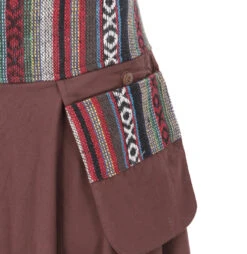 Haremshose, Pluderhose, Boho Pumphose, Aladinhose Mit Webbund - Coffee -Modebekleidungsgeschäft 07102b8c7b3a2edb0a7e1b799452d427