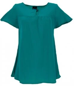 Boho Bluse, Blusenshirt, Sommerbluse - Petrol