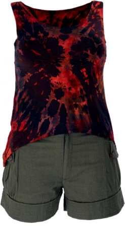 Shorts Boho-chic, Kurze Hose - Grün -Modebekleidungsgeschäft 08 20 0910f 28 1patpron 2012 445