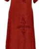 Besticktes Boho Sommerkleid, Indisches Hippie Kleid - Rot/Design 11 -Modebekleidungsgeschäft 08 20 puneet 28 02 136