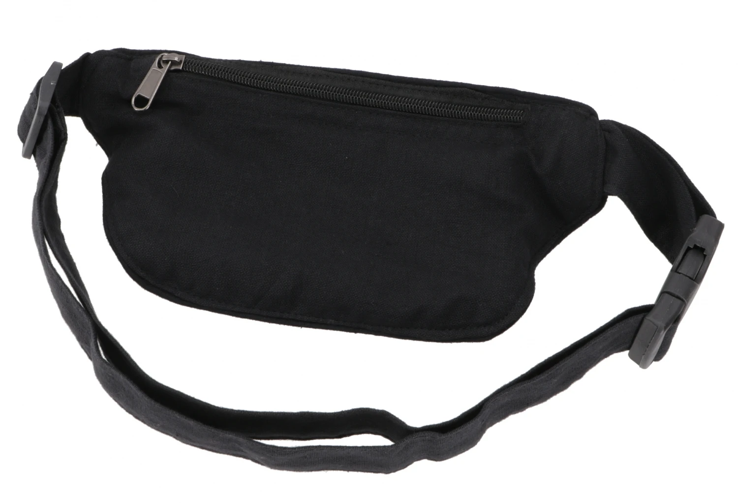 Stoff Sidebag & Gürteltasche, Goa Gürteltasche - Schwarz/grau - 12x18 Cm 4 Stoff Sidebag & Gürteltasche, Goa Gürteltasche - Schwarz/grau - 12x18 Cm – Bild 2