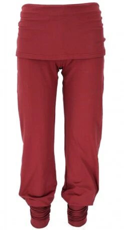 Yoga-Hose Mit Minirock In Bio-Qualität - Paprika