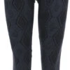 Jaquard Yoga-Hose, Yoga Leggings Bio-Baumwolle - Schwarz -Modebekleidungsgeschäft 09 21 trancetrip 2021 27