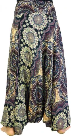 Afghani Hose, Overall, Jumpsuit, Haremshose, Pluderhose, Pumphose, Aladinhose - Schwarz/bunt -Modebekleidungsgeschäft 12 18dsc01509