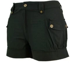 Shorts Boho-chic, Kurze Hose - Schwarz -Modebekleidungsgeschäft 12 18dsc02517