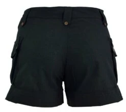 Shorts Boho-chic, Kurze Hose - Schwarz -Modebekleidungsgeschäft 12 18dsc02518