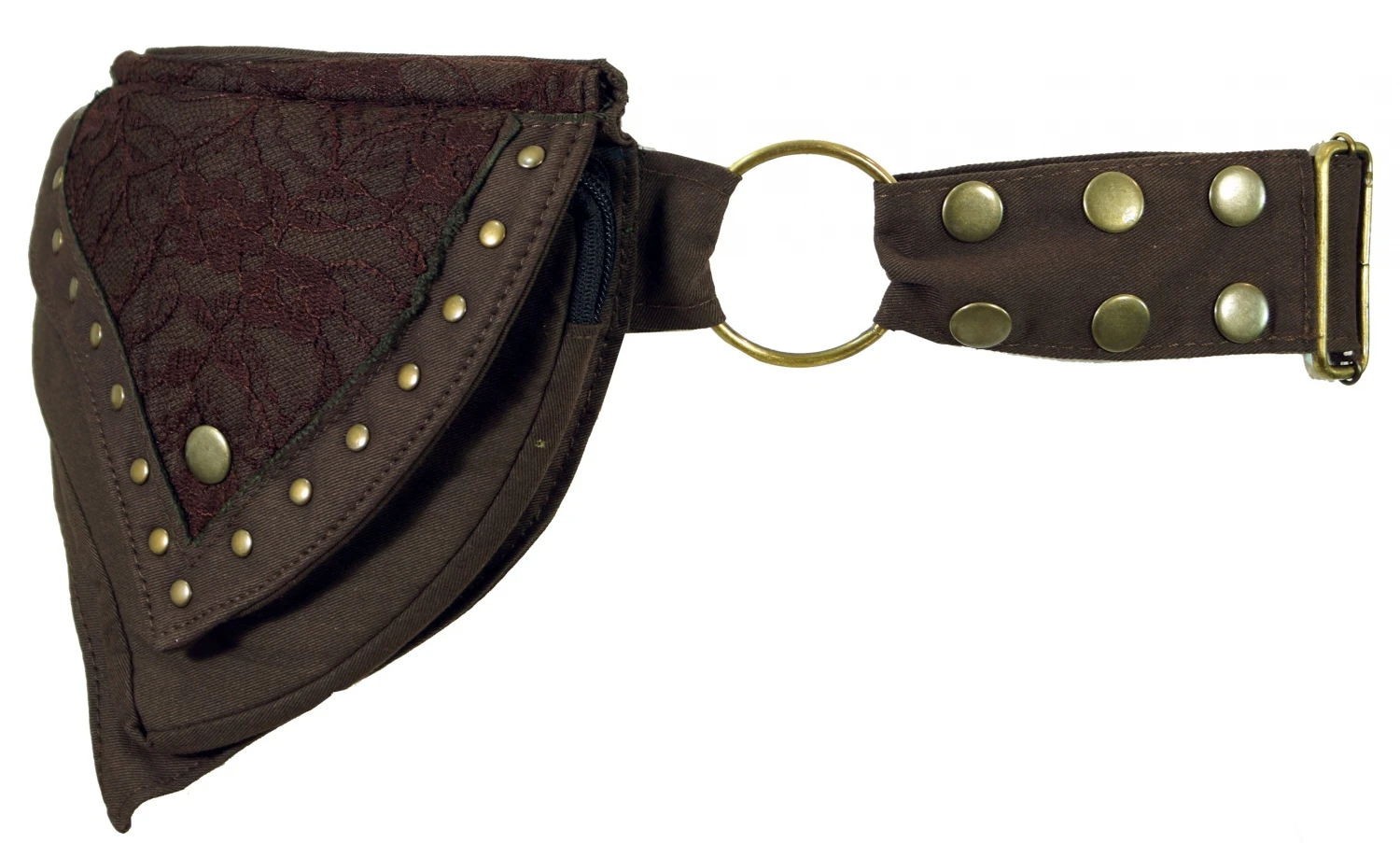 Festival Ethno Sidebag, Gürteltasche, Elfen Bauchtasche - Coffee 4 Festival Ethno Sidebag, Gürteltasche, Elfen Bauchtasche - Coffee – Bild 2