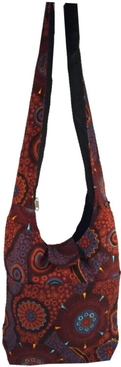 Sadhu Bag, Shopper, Schulterbeutel - Braun - 35x35x25 Cm -Modebekleidungsgeschäft 15 03 17dsc00264