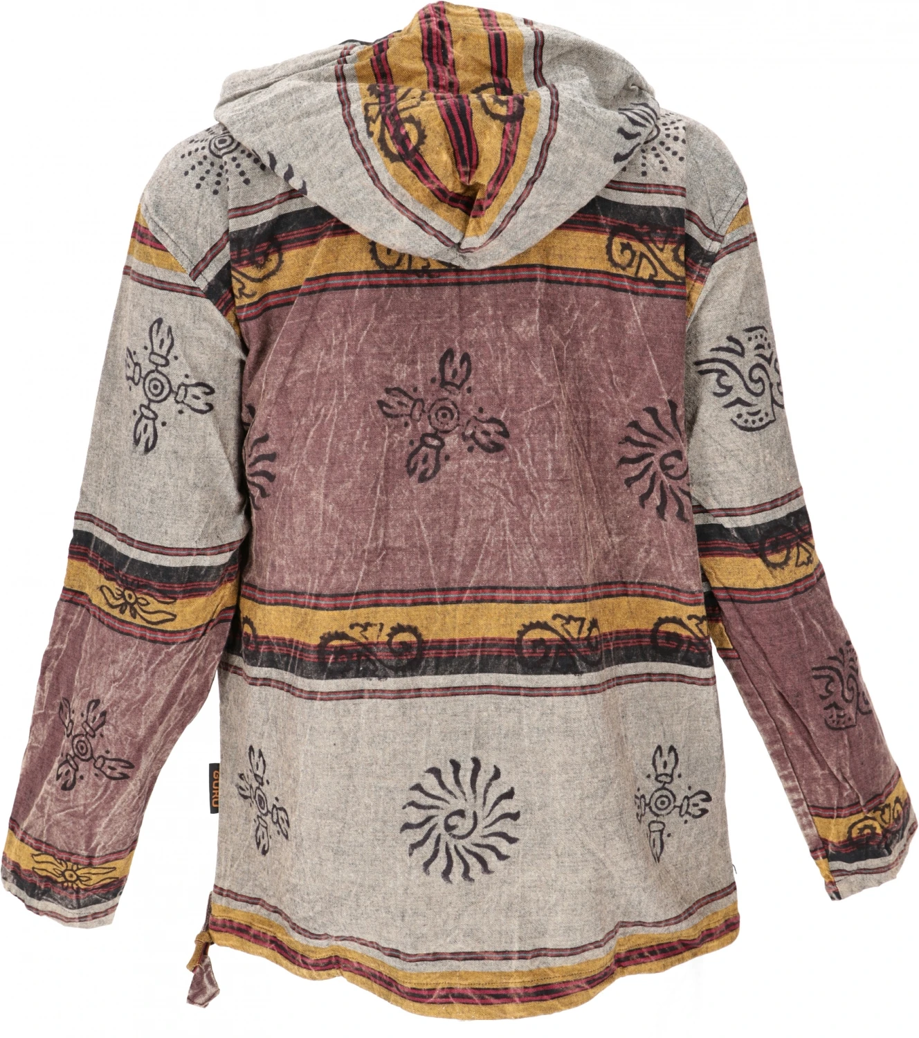 Goa Kapuzenshirt, Baja Hoody Nepalhoodie - Cappuccino 4 Goa Kapuzenshirt, Baja Hoody Nepalhoodie - Cappuccino – Bild 2