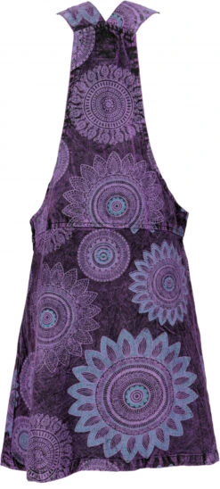 Boho Latzrock, Trägerkleid, Latzkleid - Lila -Modebekleidungsgeschäft 18 11 20nepal 12021 211