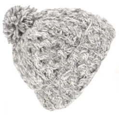 Beanie Mütze, Bommelmütze Aus Nepal - Grau -Modebekleidungsgeschäft 23821 11 2133 1359muetzen handschuhe planet 2022 288