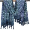 Bali BatikSarong, Wandbehang, Wickelrock, Sarongkleid, Strand Tuch - Design 13/blau - 160x100 Cm -Modebekleidungsgeschäft 24784 sarongs 2023 67