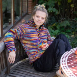 Strickjacke Wolljacke Nepaljacke - Modell 12 -Modebekleidungsgeschäft 28194 123mode 222 17