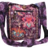 Geräumiger Schulterbeutel Mit Psychodelischem Druck, Hippie Tasche - Lotus - 30x30x8 Cm