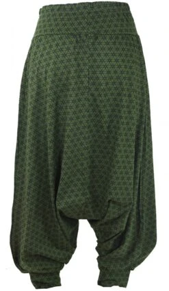 Afghani Hose, Haremshose, Pluderhose, Pumphose, Aladinhose - Olive -Modebekleidungsgeschäft 3 18dsc01402