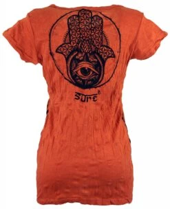 Sure T-Shirt Fatimas Hand - Rostorange -Modebekleidungsgeschäft 3 18dsc01916