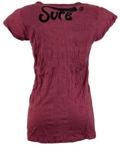 Sure T-Shirt Lotus - Om - Bordeaux -Modebekleidungsgeschäft 3 18dsc01981