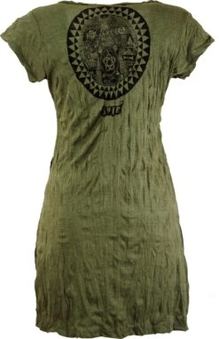 Sure Long Shirt, Minikleid Mandala - Olive -Modebekleidungsgeschäft 3 18dsc02156
