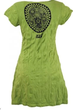 Sure Long Shirt, Minikleid Mandala - Lemon -Modebekleidungsgeschäft 3 18dsc02169