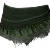 Goa Cacheur Mit Spitze, Minirock, Wickelrock Gürtel - Tannengrün -Modebekleidungsgeschäft 3 19 22 03 19 manu 2