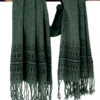 Handgewebtes Baumwolltuch Mit Tribalmuster, Webschal - Dunkelgrün - 150x100 Cm 1 Handgewebtes Baumwolltuch Mit Tribalmuster, Webschal - Dunkelgrün - 150x100 Cm -Modebekleidungsgeschäft 3 21 2202 21 manu 1 2021 22