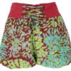 Hippie Shorts, Goa Hot Pants - Lemon/rot -Modebekleidungsgeschäft 3 21 22dilip babu 2021 101