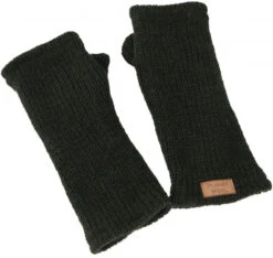 Handgestrickte Pulswärmer, Handstulpen, Pulswärmer Aus Nepal, Armstulpen - Olivgrün -Modebekleidungsgeschäft 3 21 22wolle 2021 21
