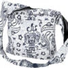Sadhu Bag, Schulterbeutel, Hippie Tasche - Weiß - 30x32x10 Cm -Modebekleidungsgeschäft 30284 jm bag 2023 162