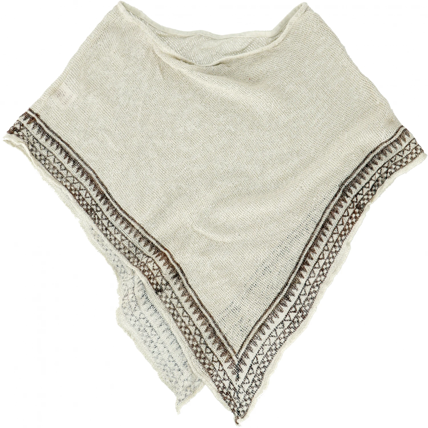 Sommerponcho, Boho Poncho - Leinenfarben 3 Sommerponcho, Boho Poncho - Leinenfarben