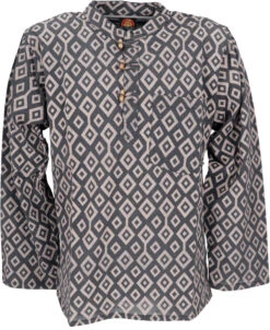 Yoga Hemd, Goa Hemd - Grau