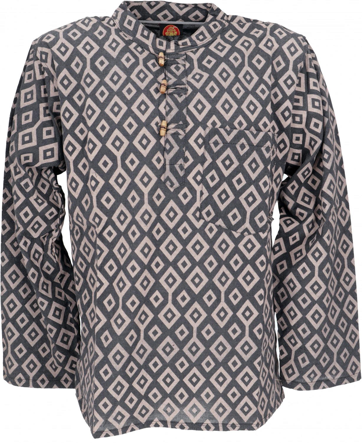 Yoga Hemd, Goa Hemd - Grau