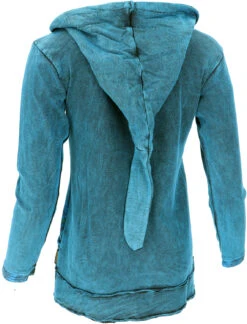 Hoody Hippie, Sweatshirt Mit Langer Kapuze - Blau -Modebekleidungsgeschäft 32731 12356 0625bhawani 2023 40