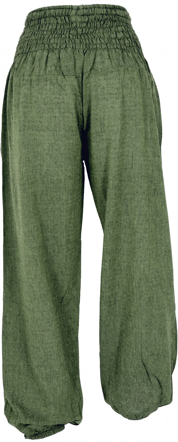 Muckhose, Aladinhose Mit Breitem Bund - Grün 4 Muckhose, Aladinhose Mit Breitem Bund - Grün – Bild 2